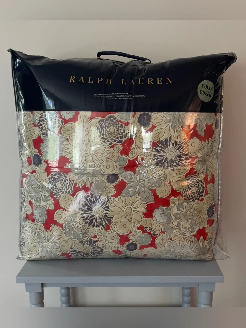 Ralph Lauren Remy Vintage Style Floral Comforter Full Queen New in Bag
